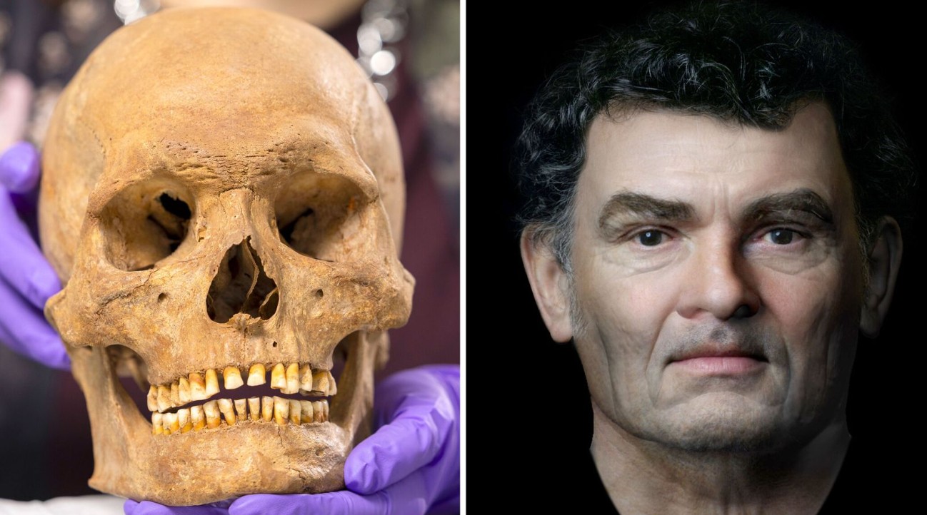 Cientistas recriam rosto de homem morto há 2 mil anos na atual Escócia quando era dominada por Roma - Foto