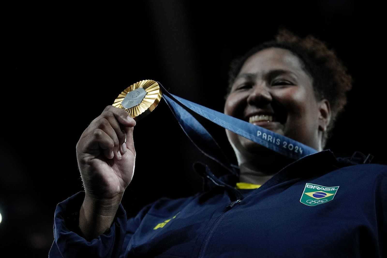 Jogos Olímpicos Paris 2024 - Judô Feminino - Beatriz Souza conquista ouro.  — Foto: Alexandre Loureiro/COB