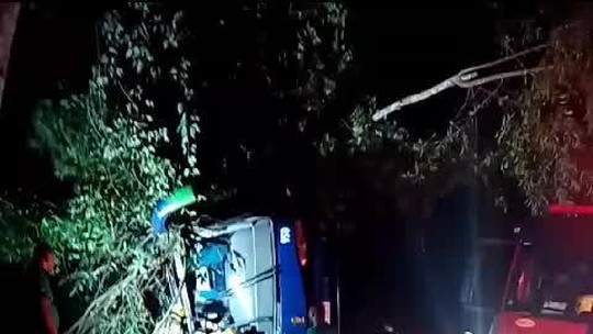 Ônibus capota e deixa ao menos sete mortos em Minas Gerais