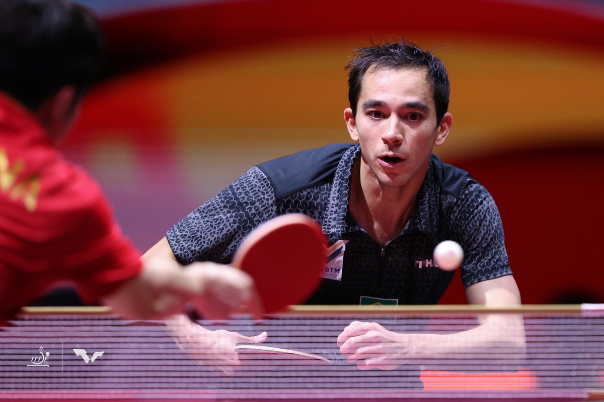 Hugo Calderano perde na semifinal da Copa do Mundo e fica com o bronze