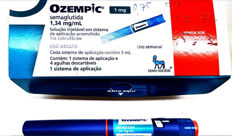 Medicamento vendido como Ozempic era, na verdade, insulina de ação rápida — Foto: Divulgação/Polícia Civil RJ