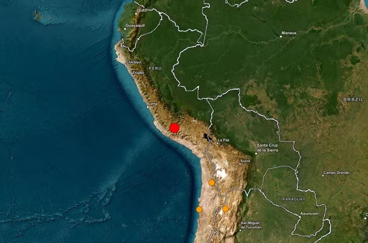 Terremoto de magnitude 6,7 atinge o sul do Peru; veja vídeo