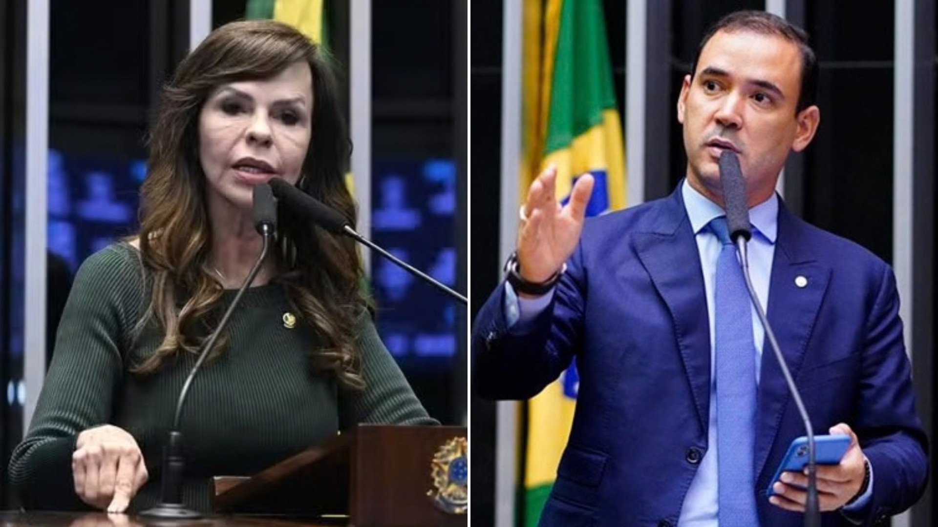 Professora Dorinha (União) e Vicentinho Júnior (PSDB) vão para o segundo turno no Tocantins - Foto