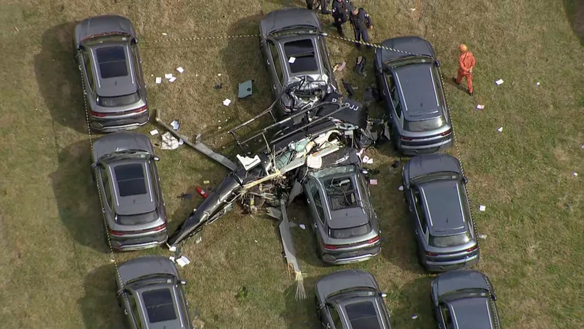 Queda de helicópteros deixa ao menos 5 mortos no Recreio (RJ) 