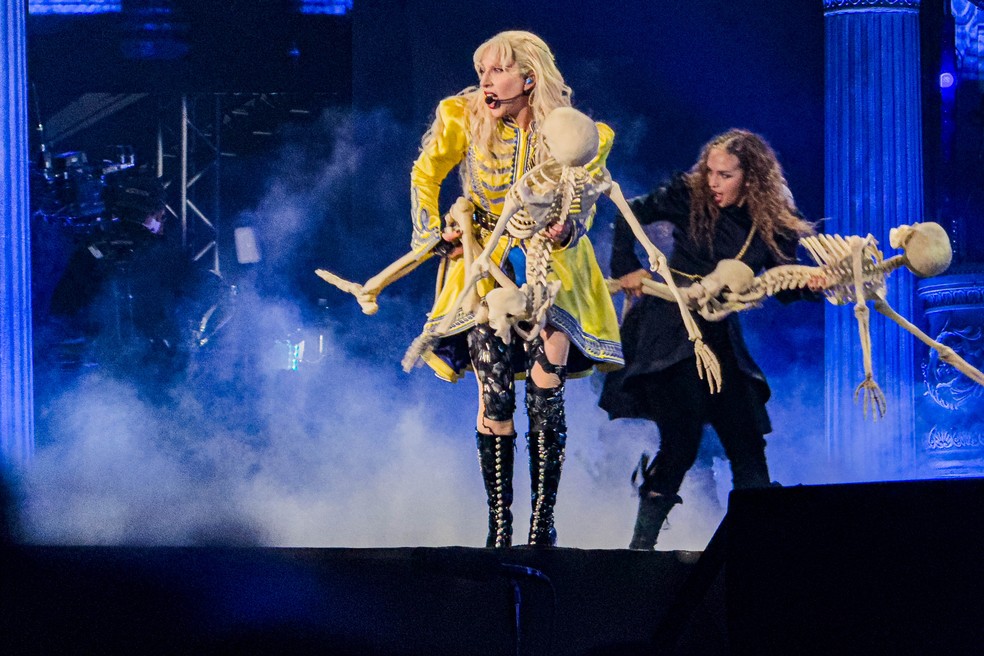 Show da Lady Gaga na praia de Copacabana, no Rio de Janeiro — Foto: Eduardo Valente/iShoot/Agência O Globo