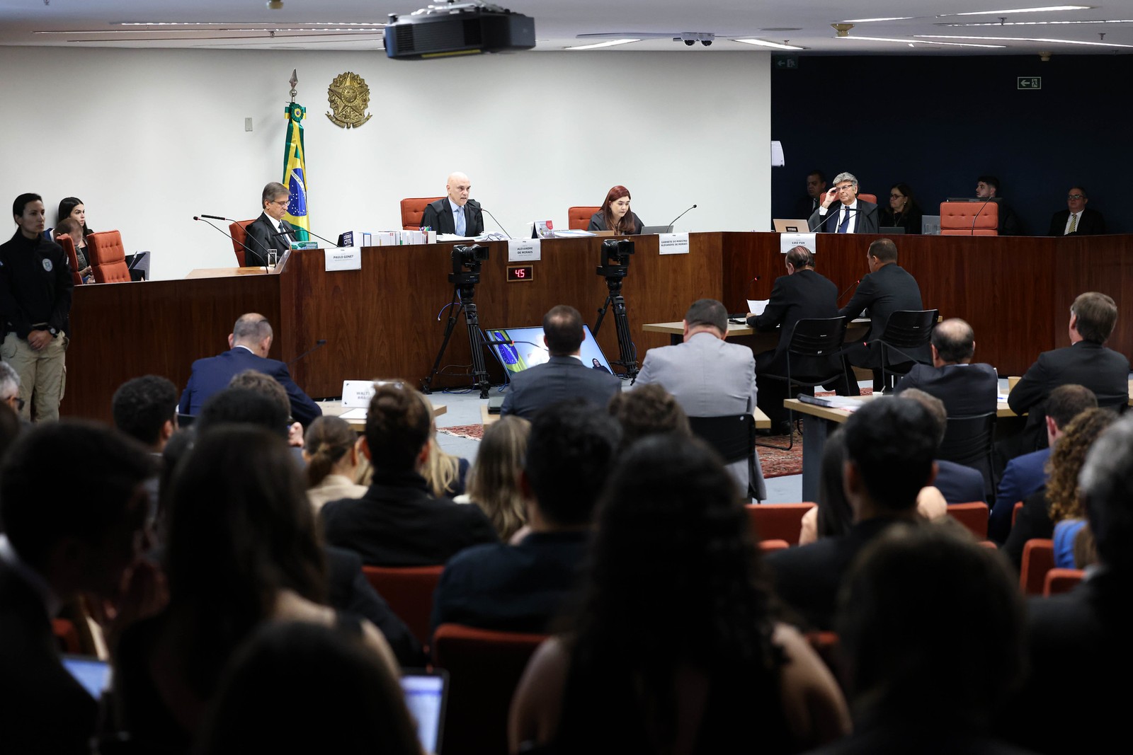 STF interroga 'núcleo crucial' da trama golpista — Foto: Gustavo Moreno/STF