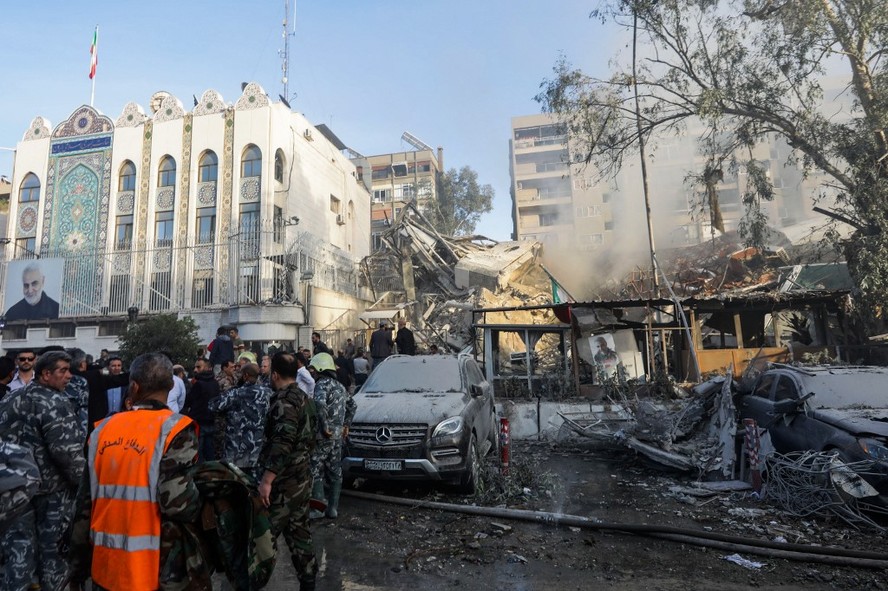 Ataque aéreo destruiu consulado iraniano na Síria nesta segunda-feira (1º)