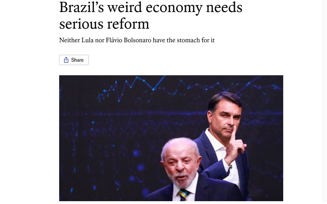 The Economist repercute eleições no Brasil e cobra reformas econômicas - Foto