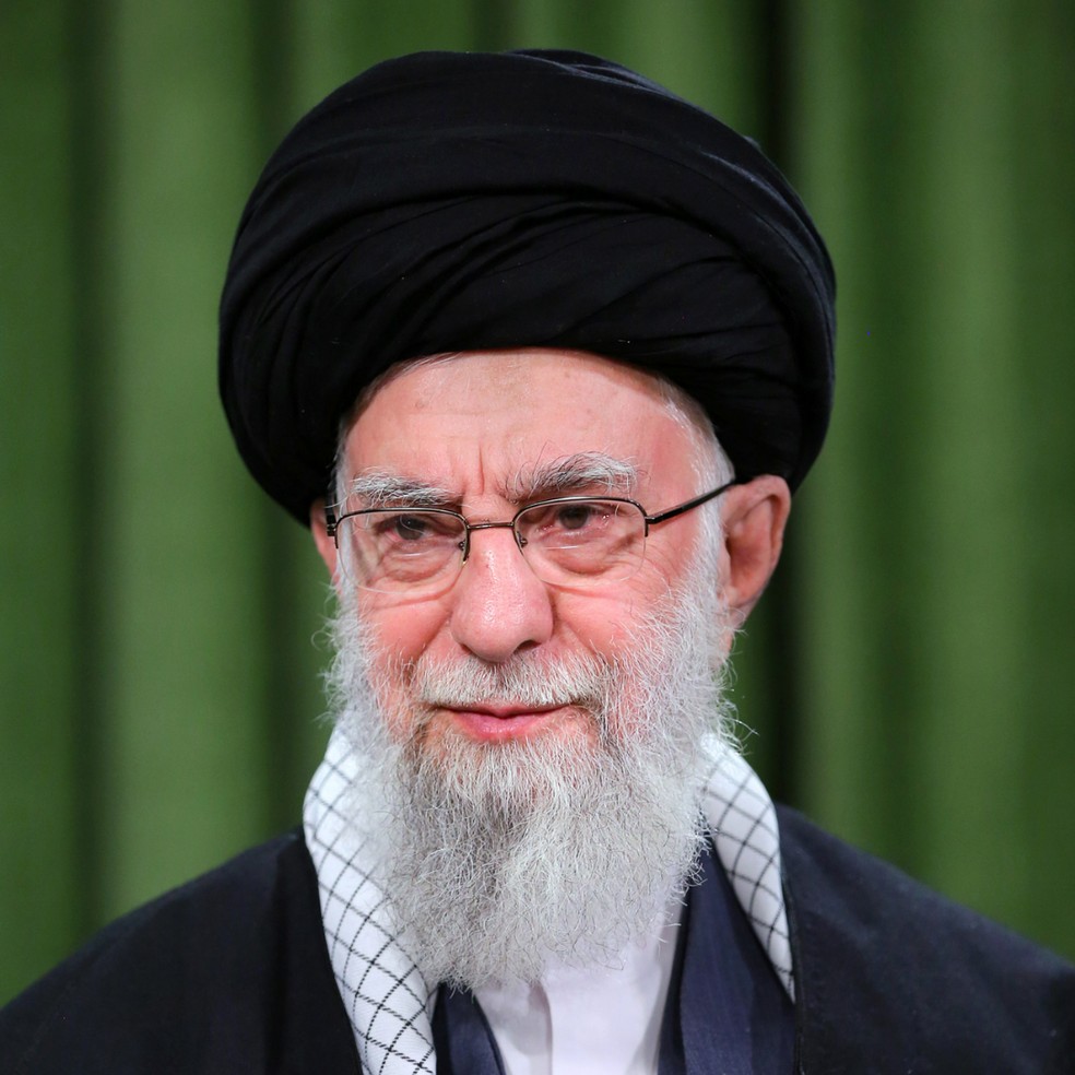 Aiatolá Ali Khamenei, líder supremo do Irã — Foto: Wikimedia Commons