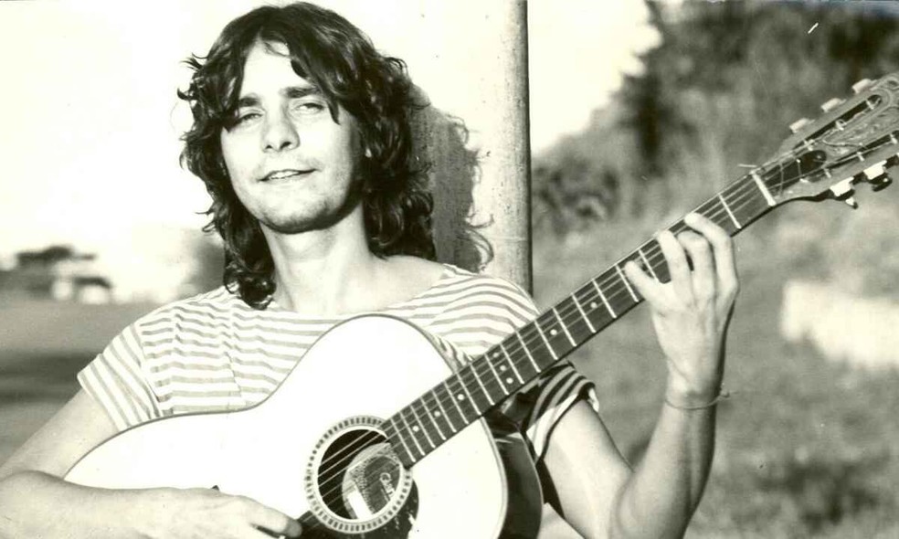 Lô Borges no início da carreira. — Foto: Divulgação