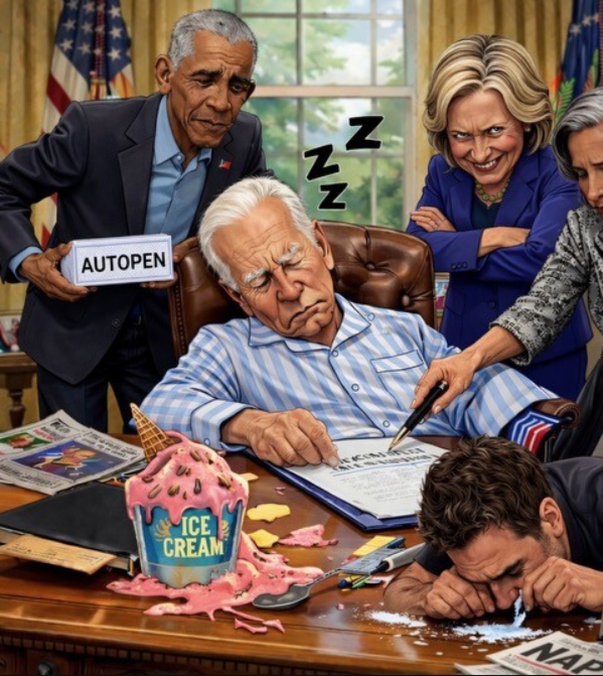 Trump volta a atacar Biden em publicação nas redes com filho de ex-presidente usando drogas