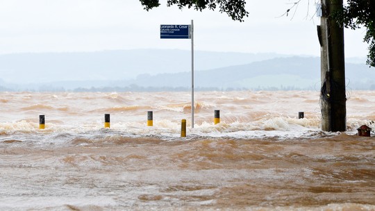 Governo do Rio Grande do Sul define nova cota de inundação do Guaíba, no Centro
