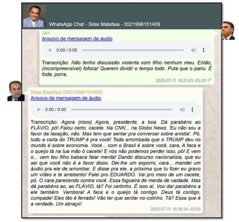 Silas Malafaia elogia Flávio Bolsonaro e critica Eduardo. — Foto: Reprodução