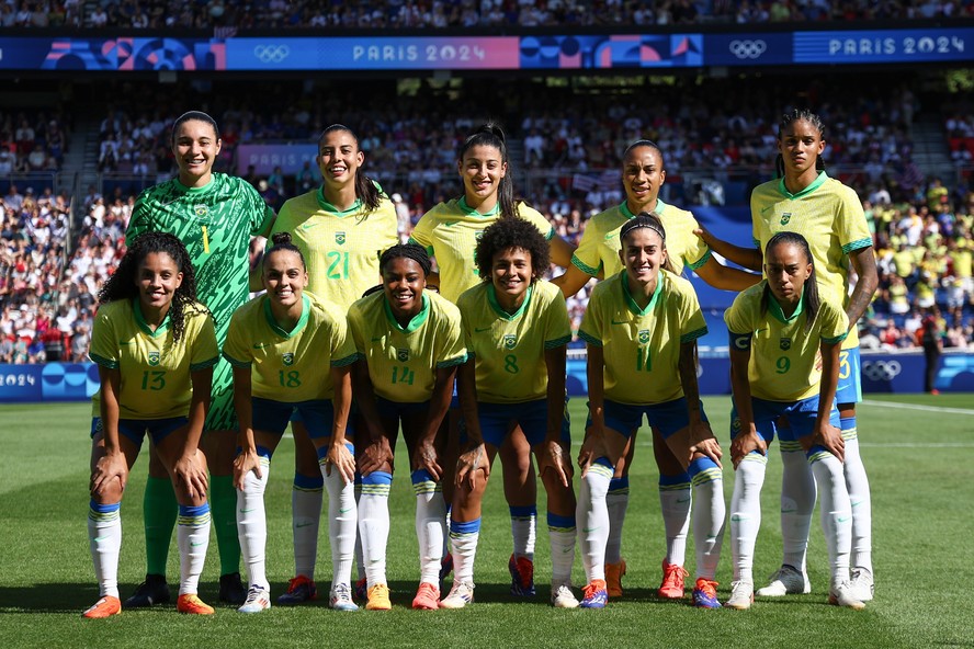 Brasil perde para EUA na final futebol feminino na Olimpíada de Paris