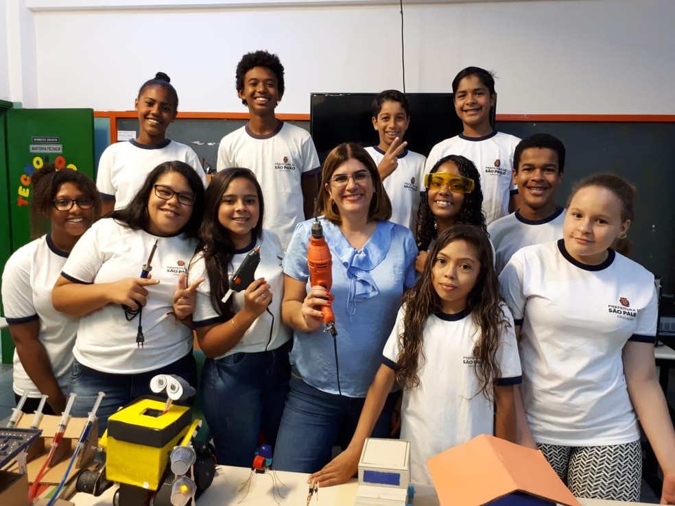D&eacute;bora Garofalo revolucionou o ensino ao unir rob&oacute;tica e sustentabilidade &mdash; Foto: Divulga&ccedil;&atilde;o