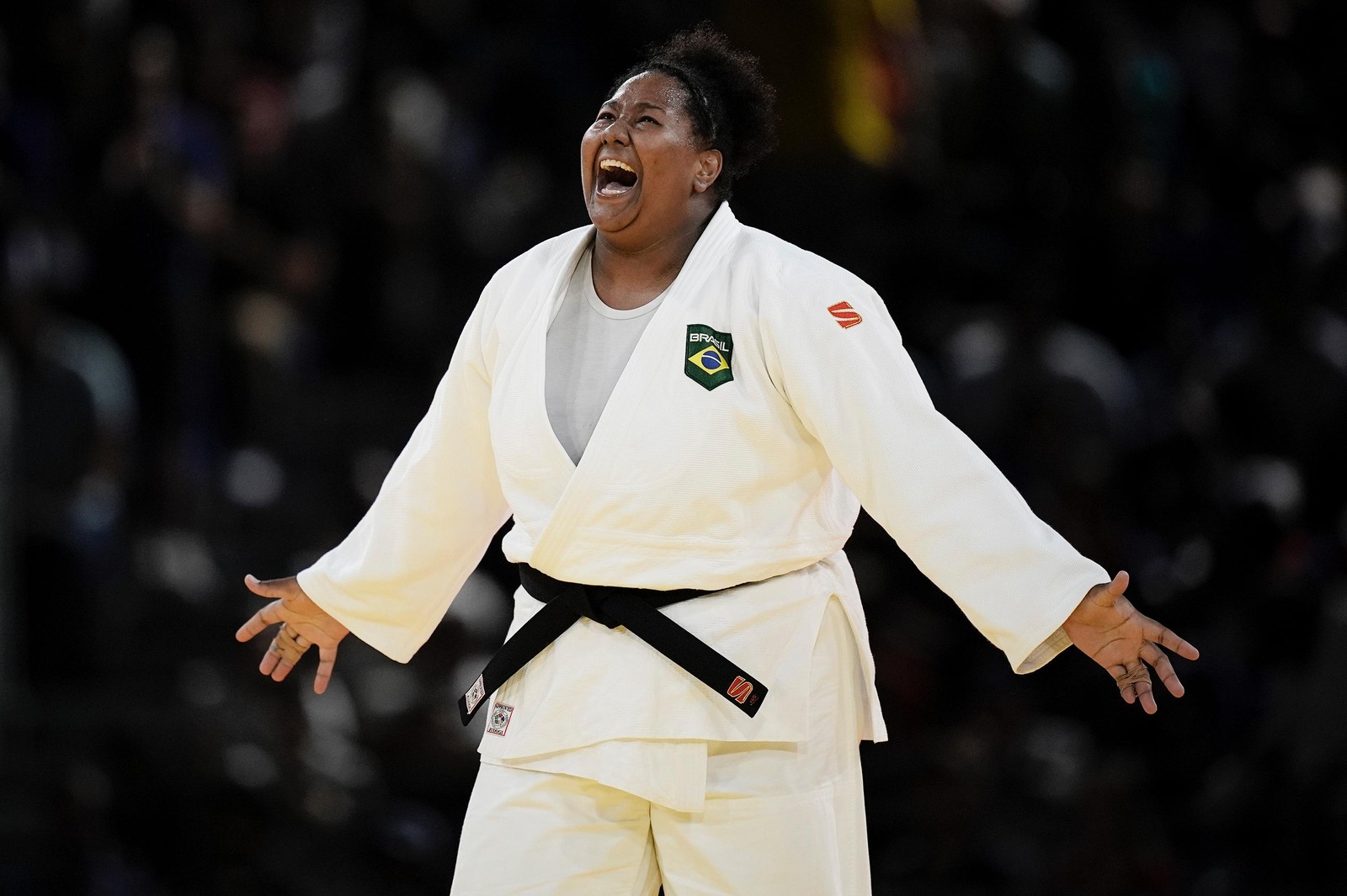 Jogos Olímpicos Paris 2024 - Judô Feminino - Beatriz Souza conquista ouro.  — Foto: Alexandre Loureiro/COB