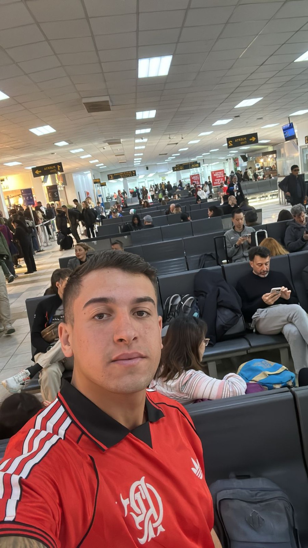 Torcedor do Flamengo Gabriel Fernandes Corrêa. — Foto: Reprodução