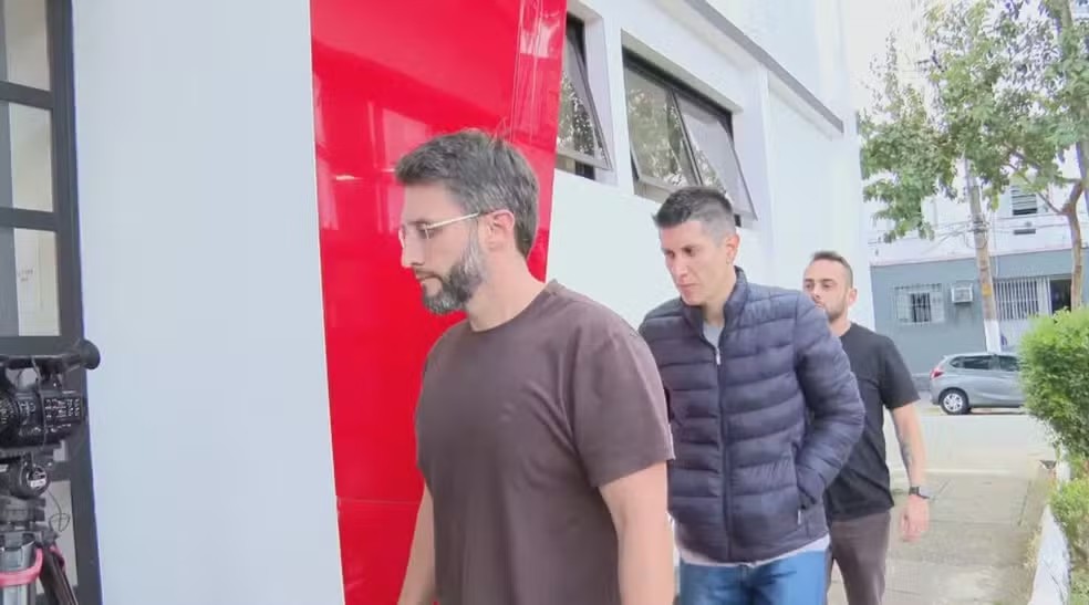 Proprietários da academia C4 Gym, onde mulher morreu após intoxicação na piscina — Foto: Reprodução/TV Globo