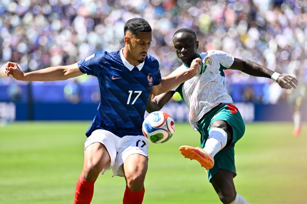 Lance de França x Senegal, pela Copa do Mundo 2026 — Foto: Sports Press Photo/Sports Press Photo/Fotoarena/Agência O Globo