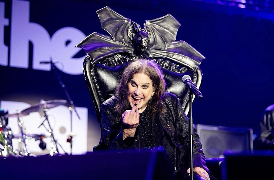 Ozzy Osbourne, durante show de despedida do Black Sabbath