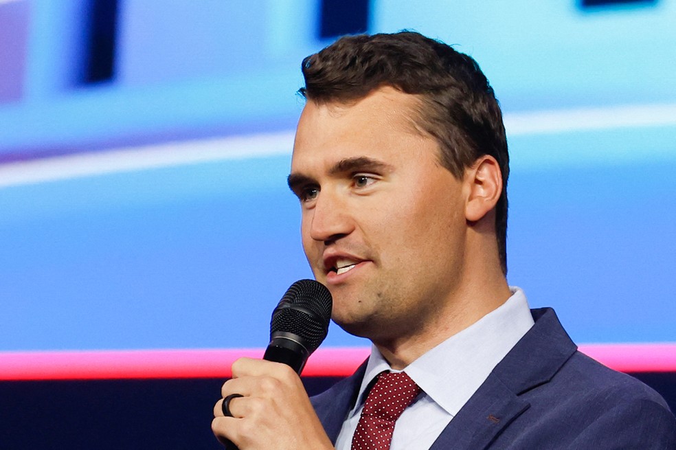 Charlie Kirk morreu aos 31 anos. — Foto: JEFF KOWALSKY / AFP