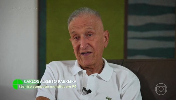 Ex-técnico da Seleção, Parreira respira com auxílio de aparelhos
