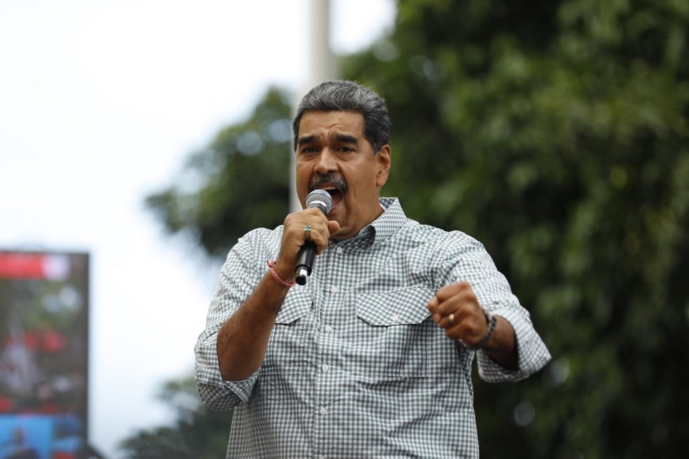 Presidente da Venezuela, Nicolás Maduro. — Foto: Pedro Rances Mattey / AFP
