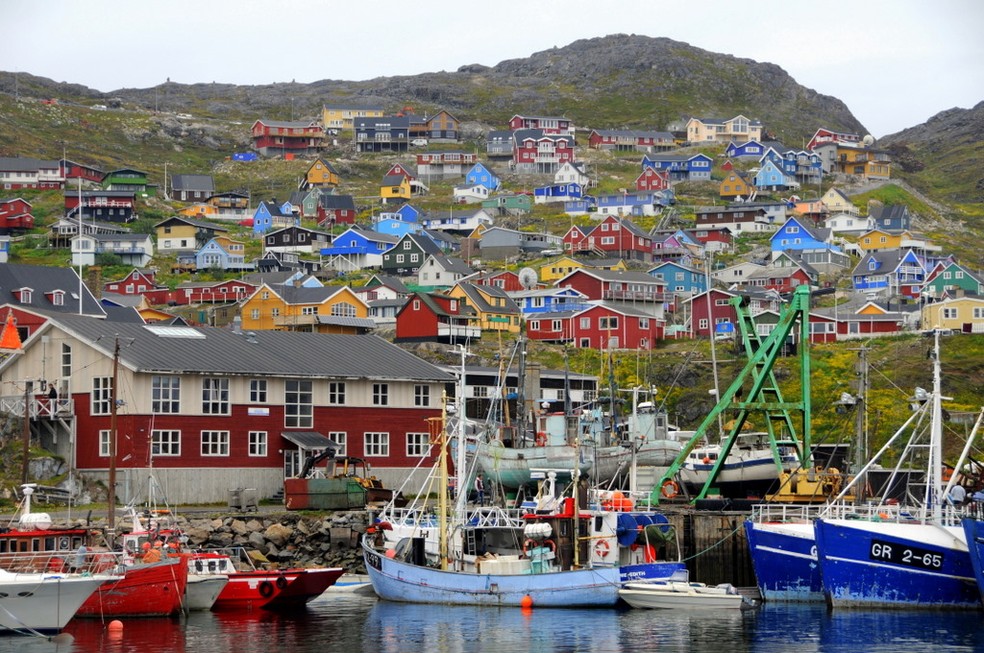 Nuuk, capital da Groenlândia — Foto: Foto: Flickr