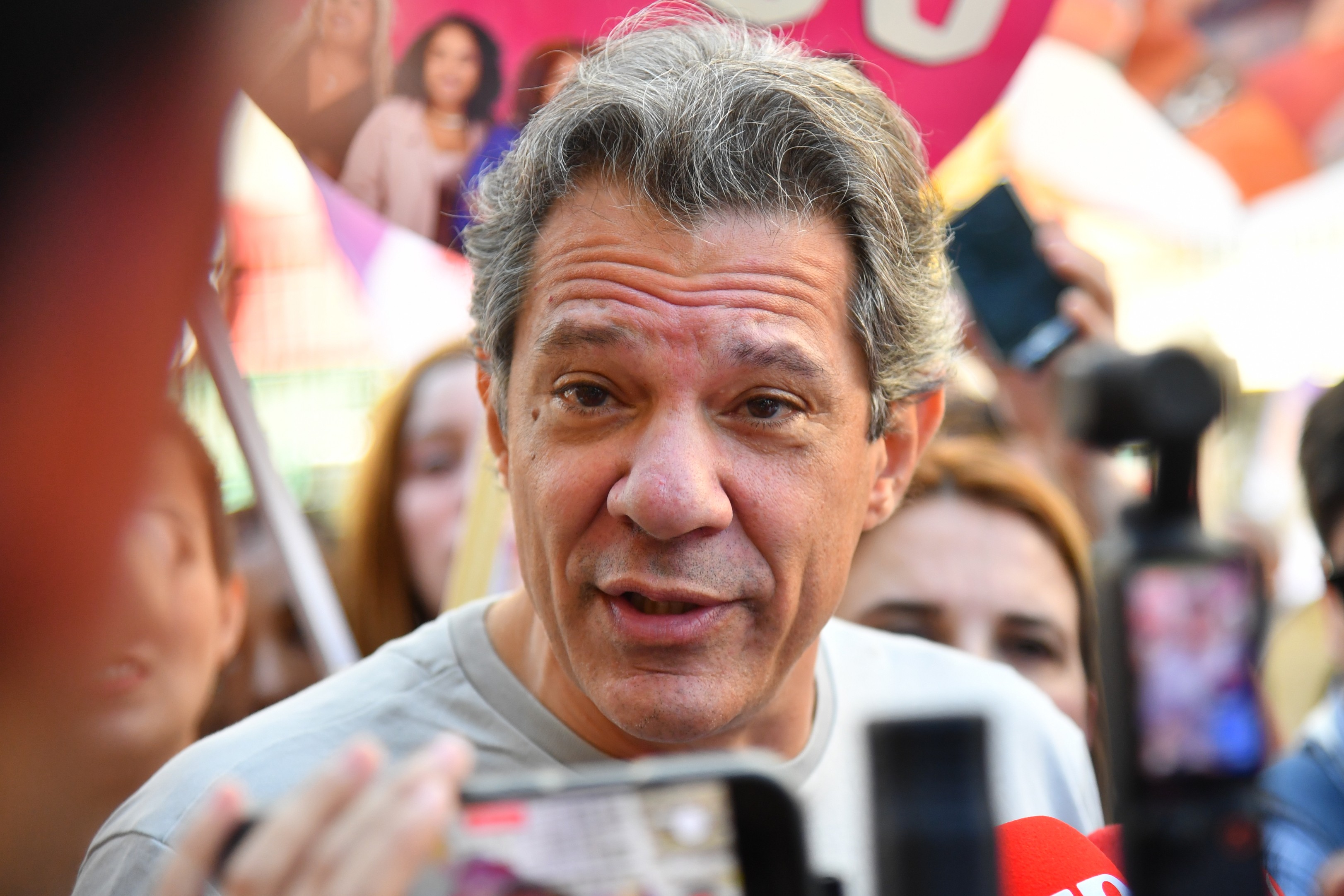 Haddad afirma que pesquisa do Datafolha está 
