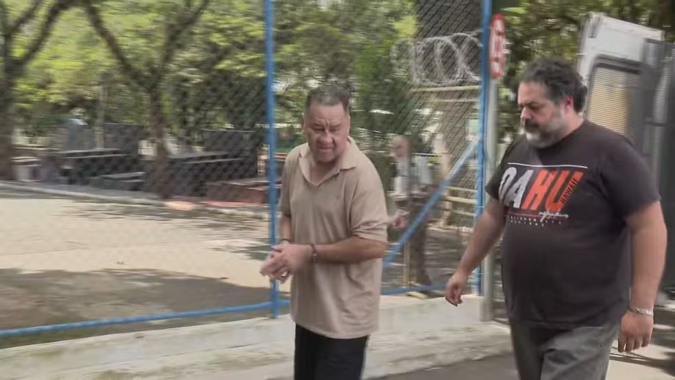 Demóstenes Dias de Macedo foi preso por atropelar e matar duas crianças em Diadema (SP) — Foto: Reprodução/TV Globo