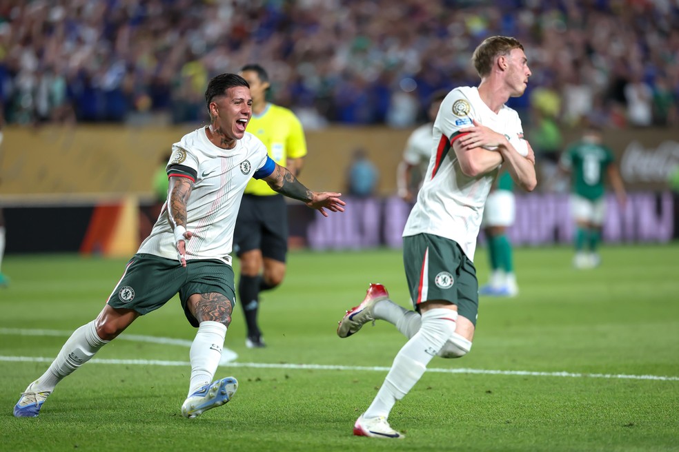Palmer comemora gol pelo Chelsea na Copa do Mundo de Clubes — Foto: Vanessa Carvalho/Brazil Photo Press/Agencia O Globo