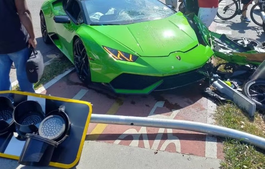 Policia vai pedir prisao do homem que roubou Rolex de condutor de Lamborghini Sao Paulo cbn