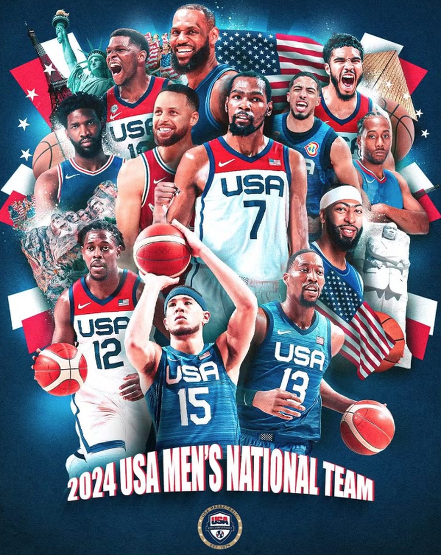 Olimpíada de Paris: 'dream team' do basquete dos EUA está entre maiores ...