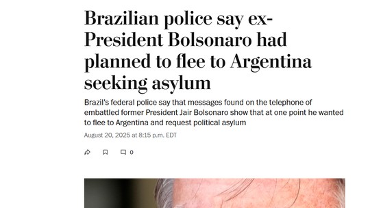 Indiciamento de Jair e Eduardo repercute na imprensa internacional Indiciamento de Jair e Eduardo repercute na imprensa internacional