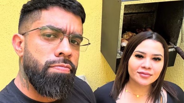 Francisca Marcela da Silva Ribeiro e o noivo, com quem se casaria no final de outubro — Foto: Reprodução/TV Globo