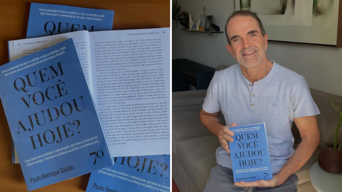 Paulo Galvão lança ‘Quem Você Ajudou Hoje?’: ‘É preciso mudar foco da educação do indivíduo para o coletivo’