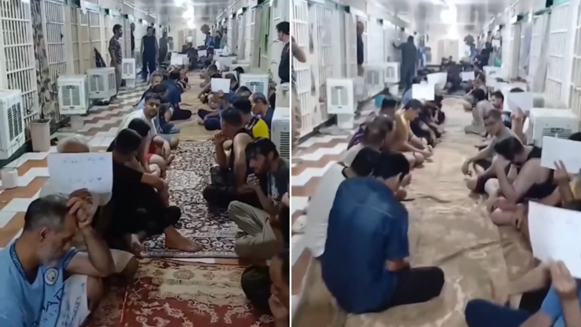 Em protesto, presos de maior penitenciária do Irã costuram lábios em greve de fome