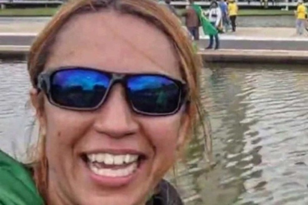 Ana Priscila Silva de Azevedo, apontada como uma das organizadoras dos atos golpistas — Foto: Reprodução