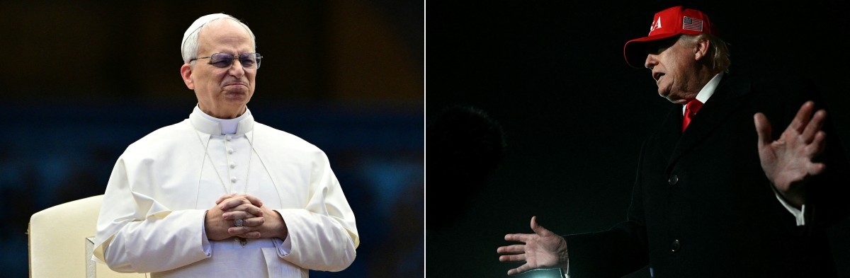 Papa Leão XIV afirma 'não ter interesse' em debater com Trump