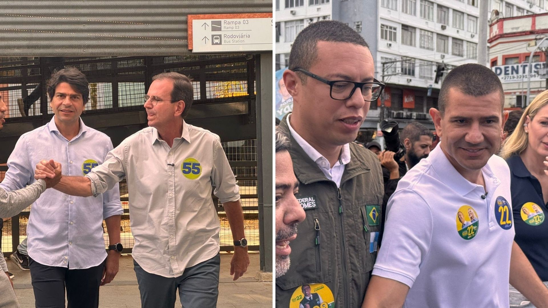 Em agendas distintas, Paes e Ruas prometem ampliar metrô do Rio caso eleitos - QTU Questões do Universo