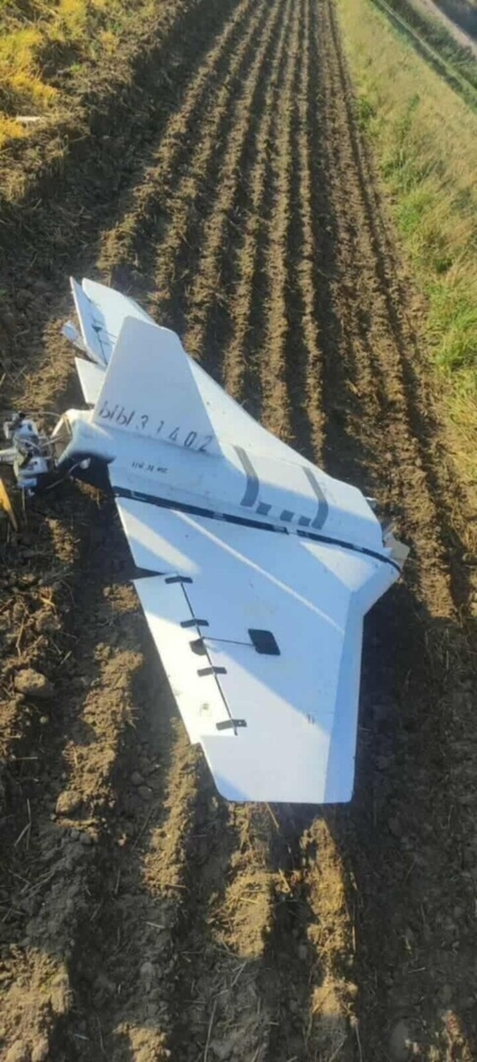 Supostas imagens de drones russos na Polônia. — Foto: Reprodução