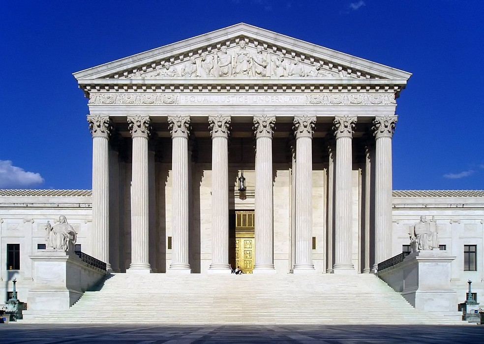 Suprema Corte dos Estados Unidos. — Foto: Reprodução/Wikipedia