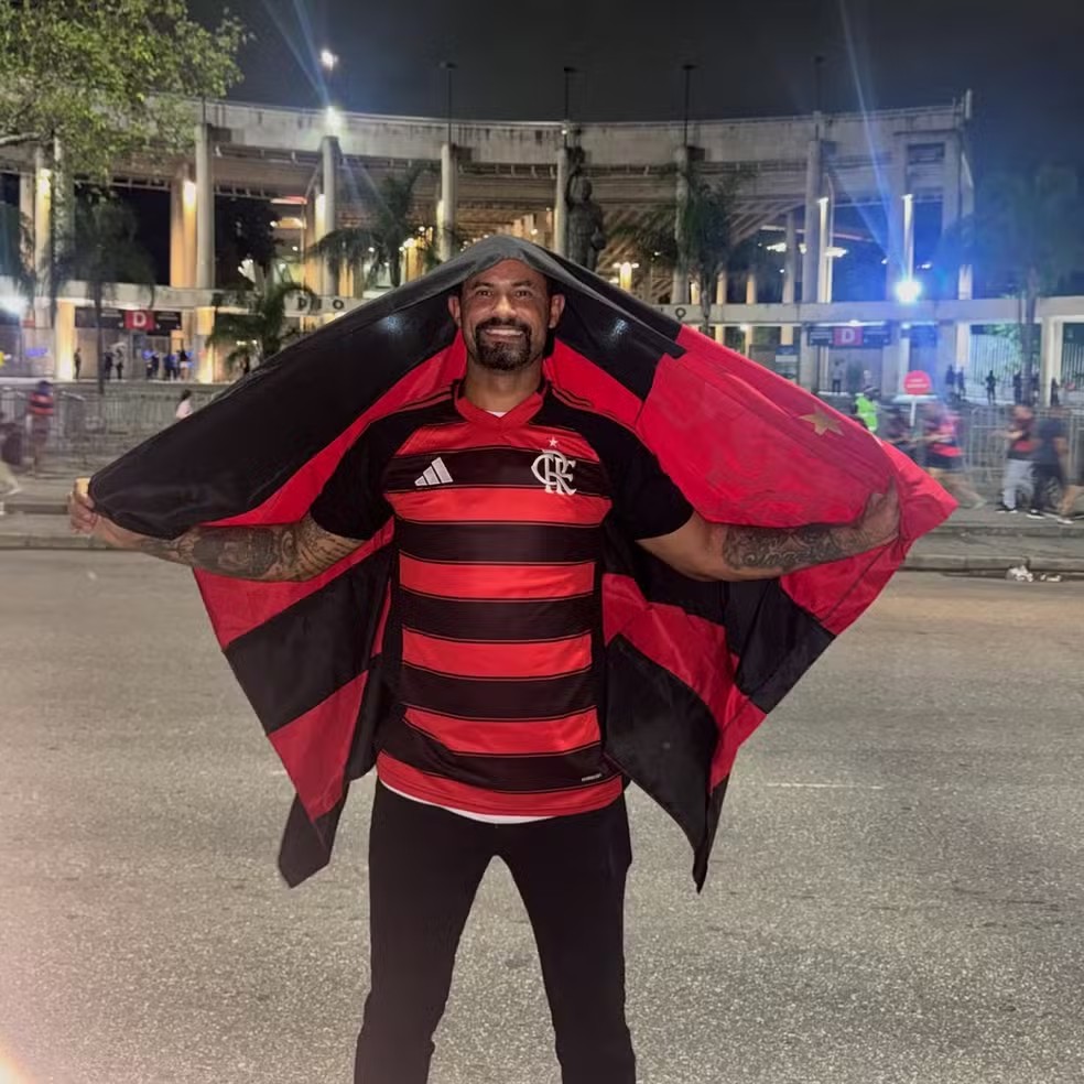Ex-goleiro Bruno no Maracanã — Foto: Reprodução