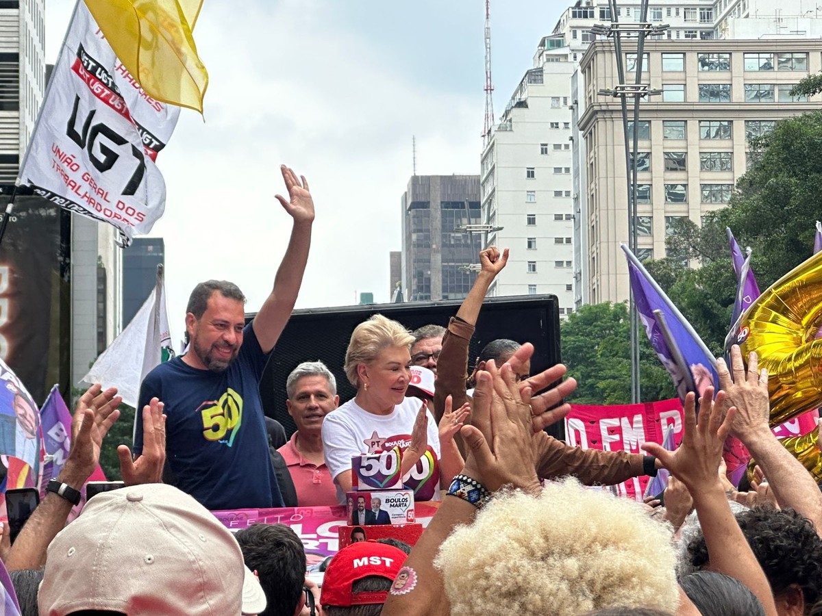 Em último dia de campanha, Boulos pede que eleitores não deixem de ...