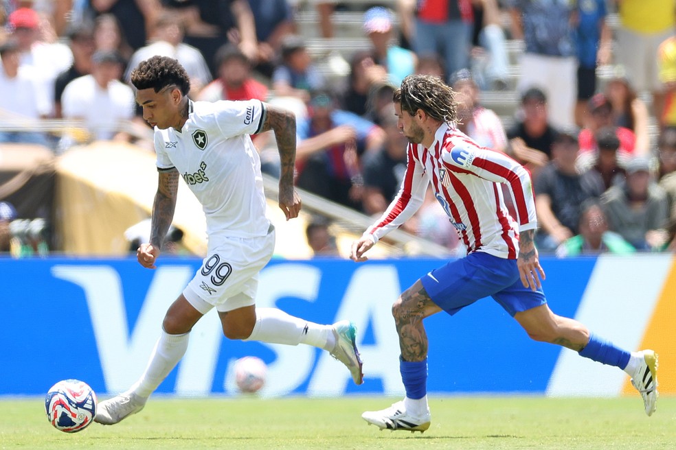 Lance de Atlético de Madrid x Botafogo pela Copa do Mundo de Clubes — Foto: Vítor Silva/Botafogo