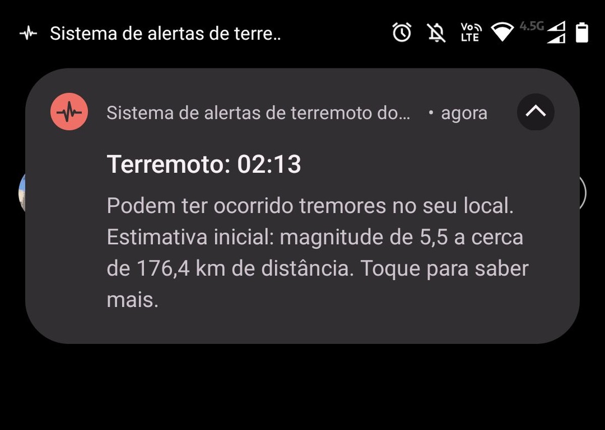 Moradores do Rio e de São Paulo recebem alerta de terremoto em celular ...