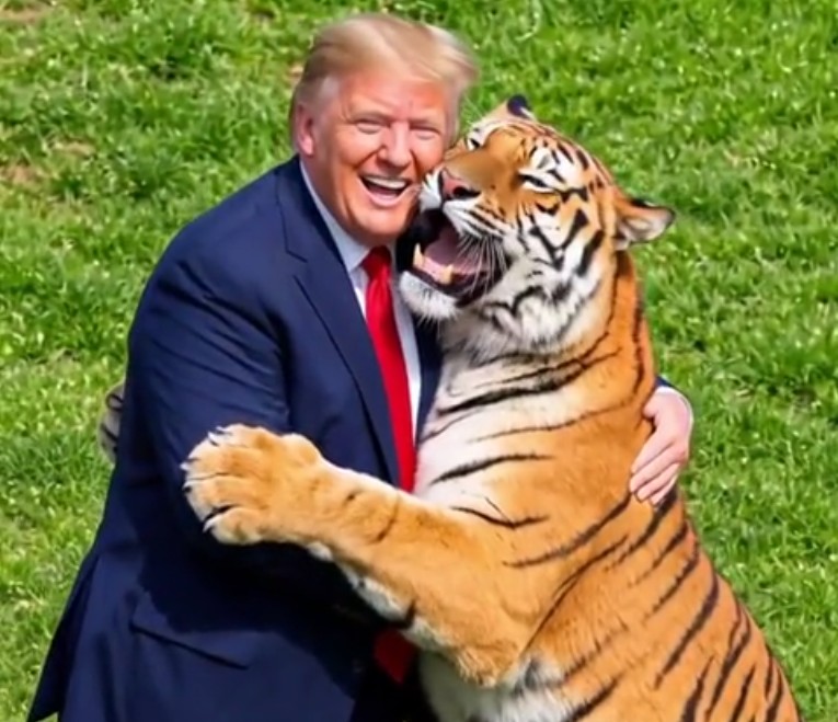 Trump publica vídeo de IA com tigre em referência a caso de jovem na Inglaterra; Família chama de 'ofensivo'