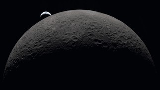 Foto da Lua feita durante a missão Artemis II — Foto: Divulgação/NASA