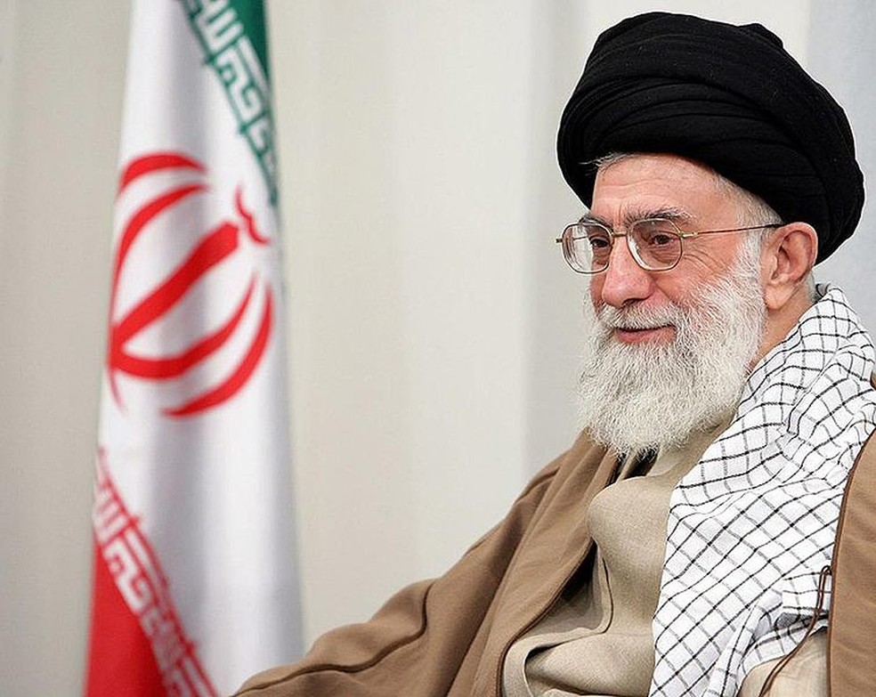 Aiatolá Ali Khamenei, líder supremo do Irã — Foto: Wikimedia Commons