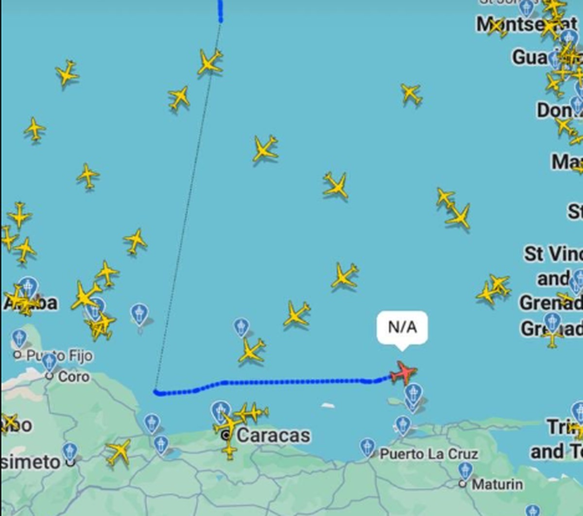 Bombardeiros dos EUA fazem sobrevoo na costa venezuelana